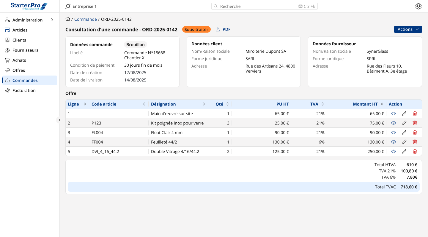 Team member working on StarterPro 